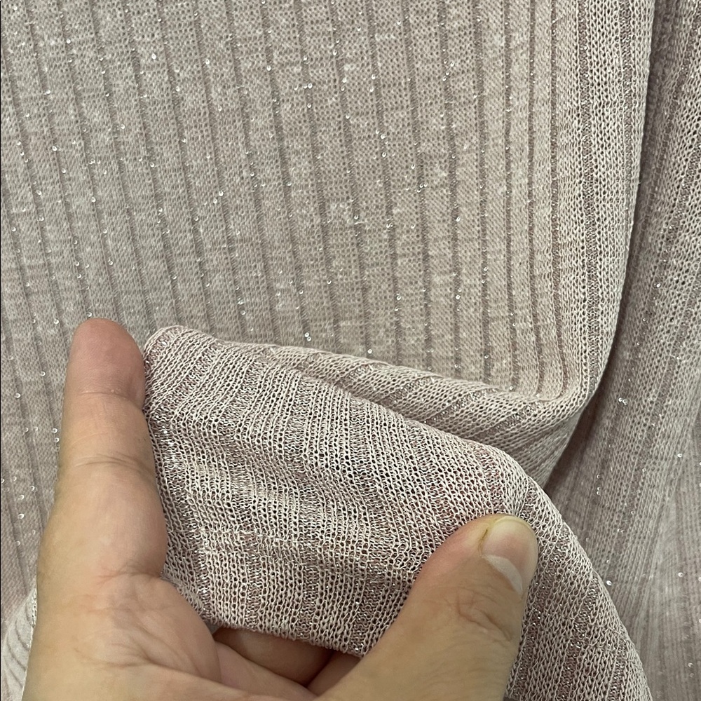 Reserved Mauve Ribbed Muscle Tee - Picture 8 of 8